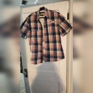 Men's Magellan Shirt, Red, Blue, White, Size XL